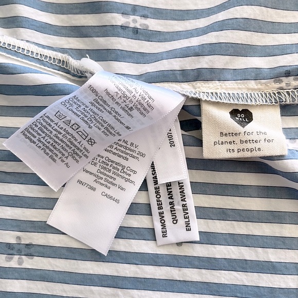 Madewell floral stripe button down shirt - Picture 8 of 9